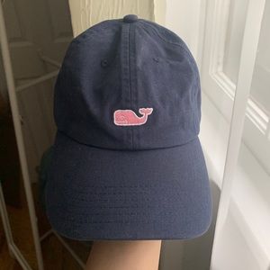 VINEYARD VINES WHALE LOGO BASEBALL HAT
